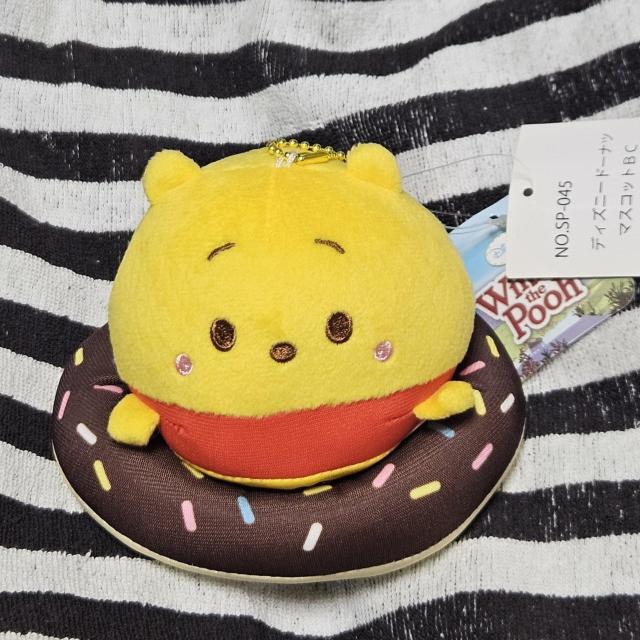 新品 ディズニー ドーナツ浮き輪マスコット プーさん ぬいぐるみ デフォルメ ボールチェーン チョコ < おもちゃ 新品 ディズニー ドーナツ浮き輪マスコット プーさん ぬいぐるみ デフォルメ ボールチェーン チョコ < おもちゃの