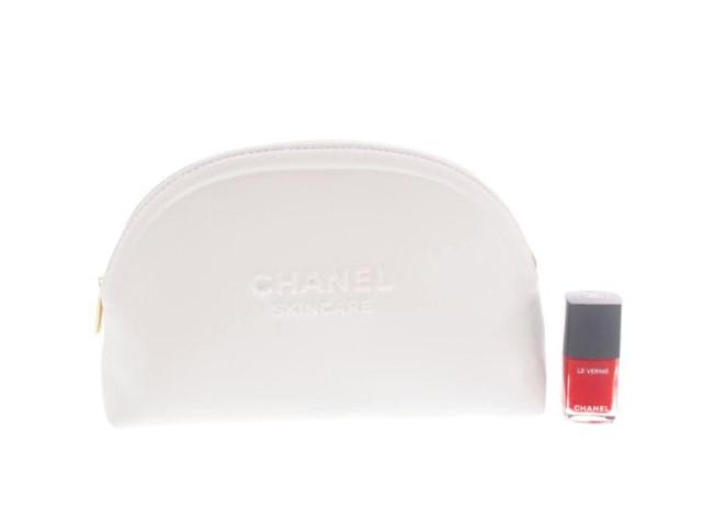 シャネル ノベルティ スキンケア コスメポーチ 2020 ラウンドファスナー CHANEL SKINCARE【正規品】 < ブランド  シャネル ノベルティ スキンケア コスメポーチ 2020 ラウンドファスナー CHANEL SKINCARE【正規品】 < ブランドの
