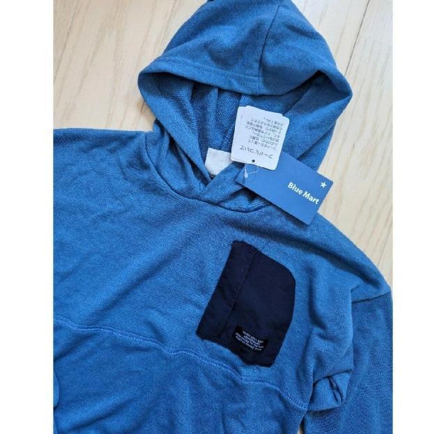 120★Blue Mart★胸ポケットつき裏毛パーカー★トレーナー★新品★送料無料 < キッズ/ベビー  120★Blue Mart★胸ポケットつき裏毛パーカー★トレーナー★新品★送料無料 < キッズ/ベビーの