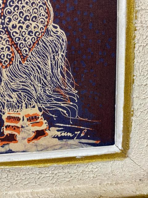 伝統工芸 琉球紅型 額縁 壁掛け絵 沖縄 レア コレクション < インテリア/ライフ  伝統工芸 琉球紅型 額縁 壁掛け絵 沖縄 レア コレクション < インテリア/ライフの