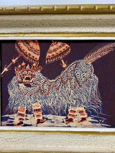 伝統工芸 琉球紅型 額縁 壁掛け絵 沖縄 レア コレクション < インテリア/ライフ  伝統工芸 琉球紅型 額縁 壁掛け絵 沖縄 レア コレクション < インテリア/ライフの