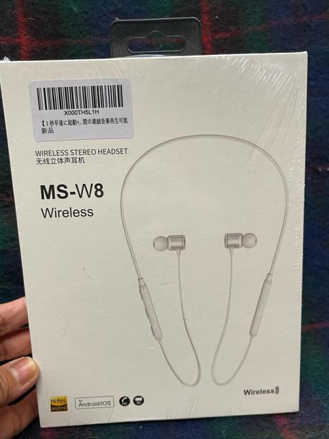 ワイヤレス ステレオイヤホン ネックバンドスタイル MS-W8 WIRELESS ホワイト ワイヤレスイヤホン ステレオヘッド < 家電/AV ワイヤレス ステレオイヤホン ネックバンドスタイル MS-W8 WIRELESS ホワイト ワイヤレスイヤホン ステレオヘッド < 家電/AVの