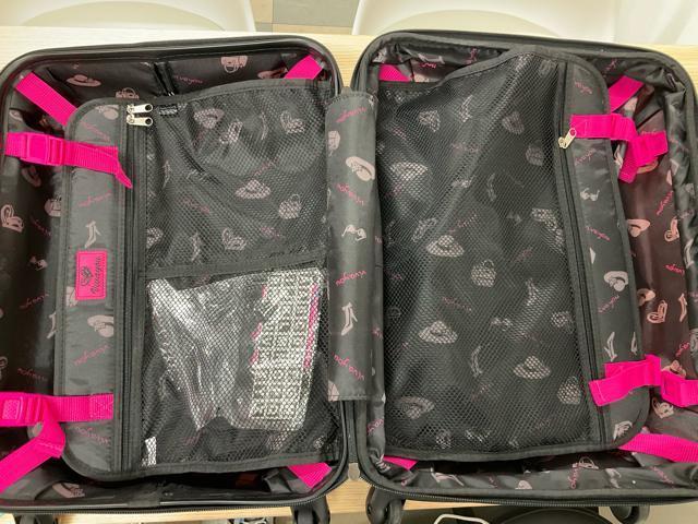 VIVA YOU ビバユー ピンクハート柄 キャリーケース < レジャー/スポーツ VIVA YOU ビバユー ピンクハート柄 キャリーケース < レジャー/スポーツの