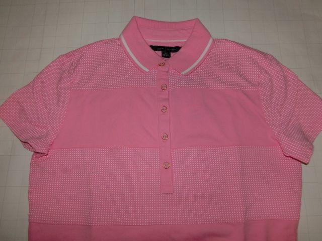 USA購入【TOMMY HILFIGER】ドッド柄ボーダーポロシャツUS S PINK < ブランド  USA購入【TOMMY HILFIGER】ドッド柄ボーダーポロシャツUS S PINK  < ブランドの