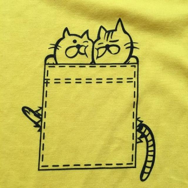大きいサイズ3L・ポケット隠れ猫キャラクター柄Tシャツ < 女性ファッション  大きいサイズ3L・ポケット隠れ猫キャラクター柄Tシャツ < 女性ファッションの