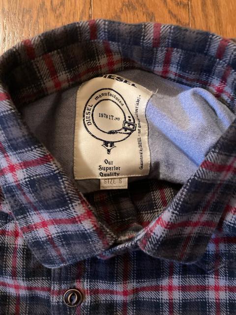 DIESEL ディーゼル ネルシャツ チェック トルコ製 メンズ アメカジ コットン 古着 ジッパー 好配色 最終値下げ! < ブランド  DIESEL ディーゼル ネルシャツ チェック トルコ製 メンズ アメカジ コットン 古着 ジッパー 好配色 最終値下げ! < ブランドの