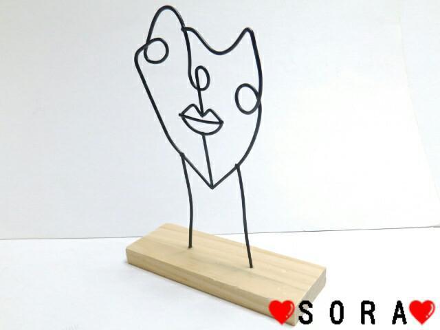 【3COINS/スリーコインズ】2022年福袋♪韓国インテリア 顔型オブジェ ワイヤースタンド < インテリア/ライフ 【3COINS/スリーコインズ】2022年福袋♪韓国インテリア 顔型オブジェ ワイヤースタンド < インテリア/ライフの