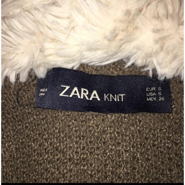 ZARA コート ファーフード付ロングカーディガン コーディガン フリーサイズ < 女性ファッション  ZARA コート ファーフード付ロングカーディガン コーディガン フリーサイズ < 女性ファッションの