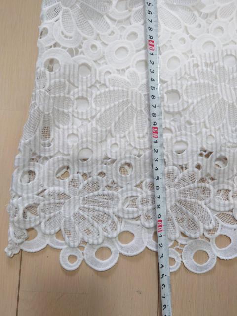 Bou Jeloud お洒落なレースフレンチ袖ブラウス L < ブランド  Bou Jeloud お洒落なレースフレンチ袖ブラウス L < ブランドの