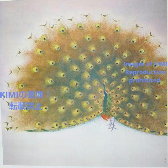 |X^[ E 㑺 Ⴍ ނ 傤 Poster Peacock Shoko Uemura,Japanese  zr[ 