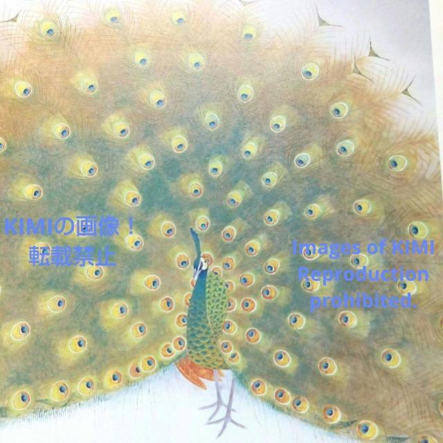 |X^[ E 㑺 Ⴍ ނ 傤 Poster Peacock Shoko Uemura,Japanese  zr[ 
