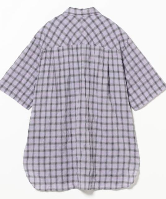 メンズ CPUチェック ダブルポケット ショートスリーブ シャツ < 男性ファッション メンズ CPUチェック ダブルポケット ショートスリーブ シャツ < 男性ファッションの