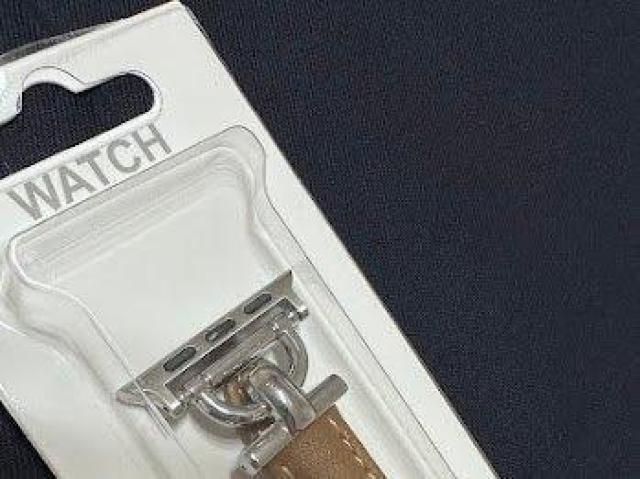 Apple Watch バンド 合皮 38/40/41mm ライトブラウン+シルバー < 女性アクセサリー/時計 Apple Watch バンド 合皮 38/40/41mm ライトブラウン+シルバー < 女性アクセサリー/時計の