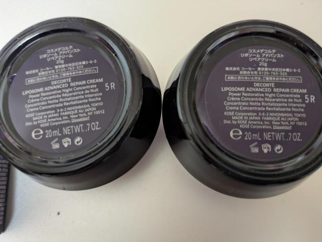 コスメデコルテ今期新品限定リポソームアドバンストリペアクリーム20g2個10gミニサイズセット11550円相当現品同量コーセー < ブランド コスメデコルテ今期新品限定リポソームアドバンストリペアクリーム20g2個10gミニサイズセット11550円相当現品同量コーセー < ブランドの