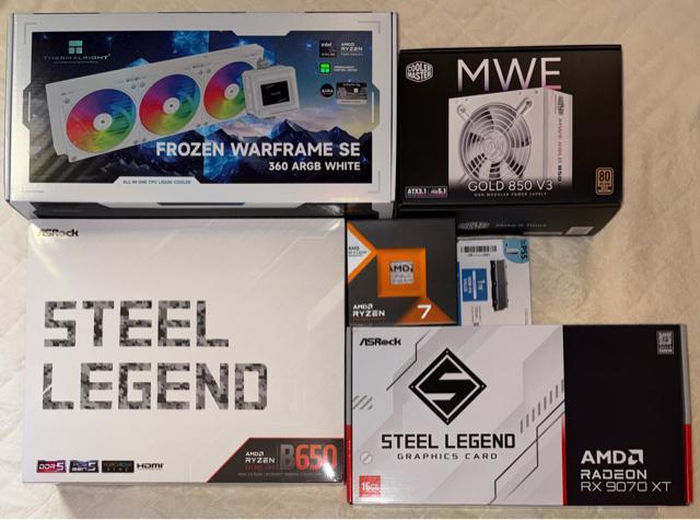 【メモリ以外新品】ゲーミングPC Ryzen7 7800X3D RX9070XT SSD1TB メモリ32GB 850W < PC本体/周辺機器 【メモリ以外新品】ゲーミングPC Ryzen7 7800X3D RX9070XT SSD1TB メモリ32GB 850W < PC本体/周辺機器の