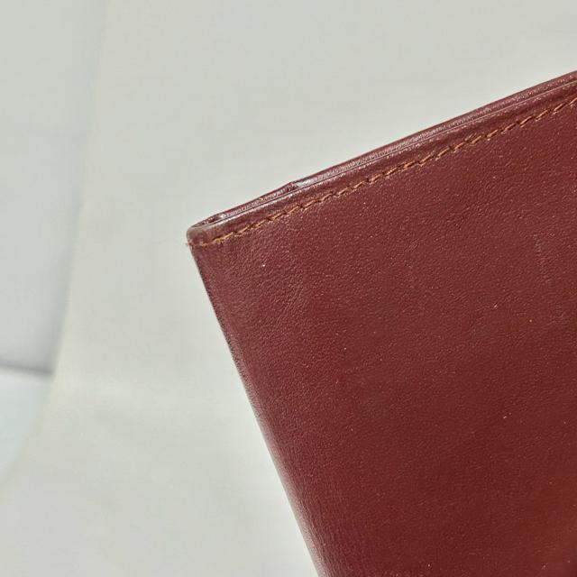 Cartier カルティエ マストライン レザー 二つ折り 長財布 ウォレット 札入れ カード入れ メンズ ボルドー < ブランド Cartier カルティエ マストライン レザー 二つ折り 長財布 ウォレット 札入れ カード入れ メンズ ボルドー < ブランドの