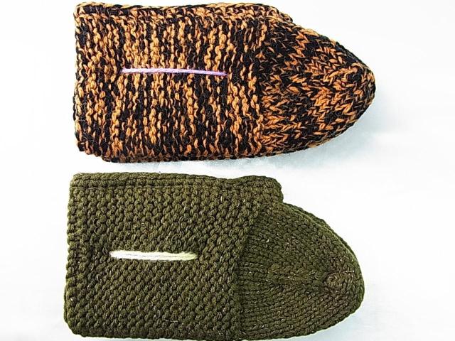 500円スタ★未使用ハンドメイド 毛糸 靴下カバー 2足まとめて 手編み < 女性ファッション 500円スタ★未使用ハンドメイド 毛糸 靴下カバー 2足まとめて 手編み < 女性ファッションの