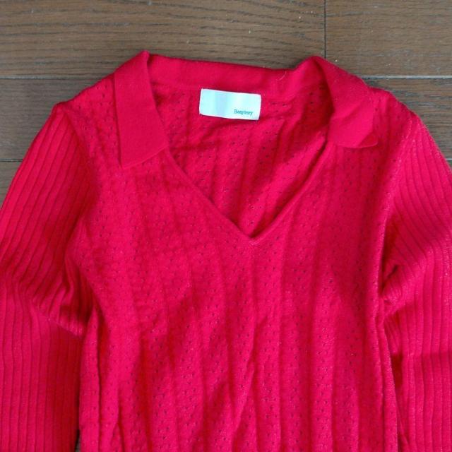 EbonyivoryニットセーターVネック 美品 < 女性ファッション  EbonyivoryニットセーターVネック 美品 < 女性ファッションの