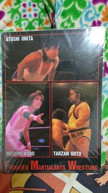 FMW プロレス 下敷き < レジャー/スポーツ  FMW プロレス 下敷き  < レジャー/スポーツの