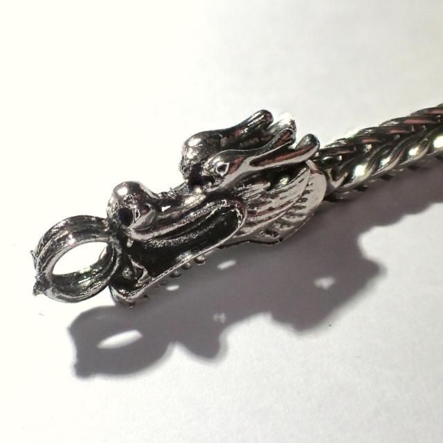 ドラゴン 竜 龍 V字 ブレスレット 銀色 シルバー色 メンズ アクセサリー < 男性アクセサリー/時計  ドラゴン 竜 龍 V字 ブレスレット 銀色 シルバー色 メンズ アクセサリー < 男性アクセサリー/時計の