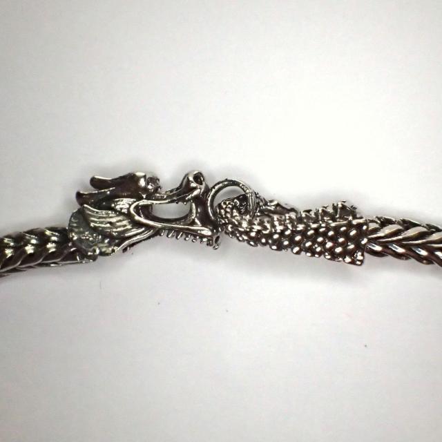 ドラゴン 竜 龍 V字 ブレスレット 銀色 シルバー色 メンズ アクセサリー < 男性アクセサリー/時計  ドラゴン 竜 龍 V字 ブレスレット 銀色 シルバー色 メンズ アクセサリー < 男性アクセサリー/時計の