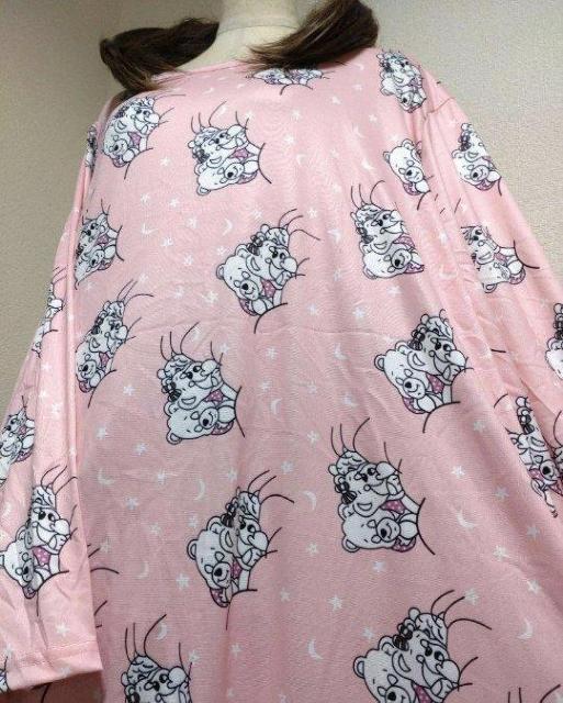 新品6L★プリントルームウェアワンピ < 女性ファッション  新品6L★プリントルームウェアワンピ < 女性ファッションの