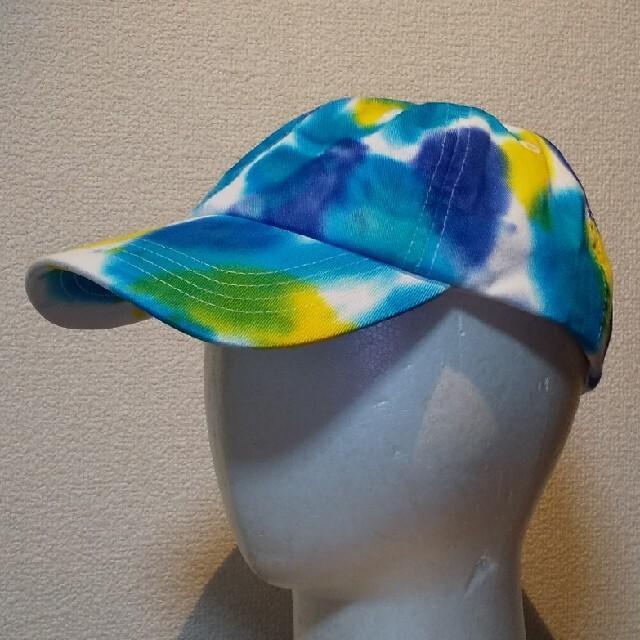 NEW HATTAN ニューハッタン タイダイ キャップ サックス 未使用 < 男性ファッション  NEW HATTAN ニューハッタン タイダイ キャップ サックス 未使用  < 男性ファッションの