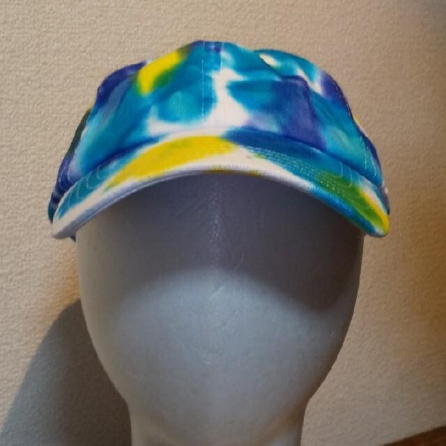 NEW HATTAN ニューハッタン タイダイ キャップ サックス 未使用 < 男性ファッション  NEW HATTAN ニューハッタン タイダイ キャップ サックス 未使用 < 男性ファッションの