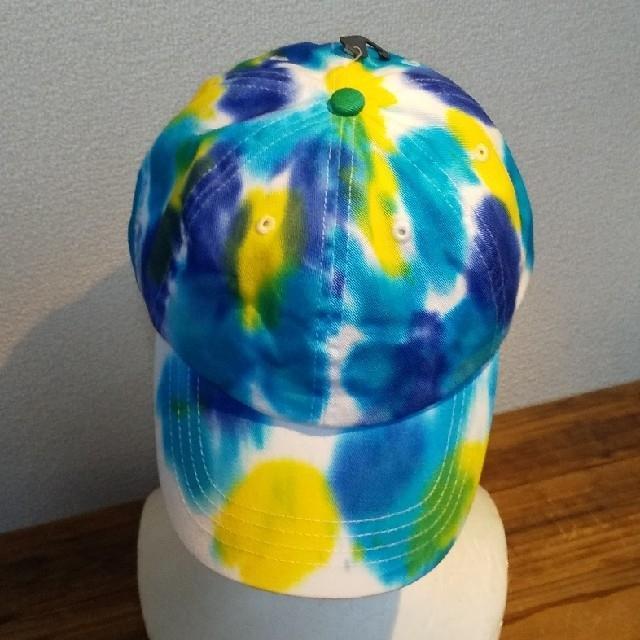 NEW HATTAN ニューハッタン タイダイ キャップ サックス 未使用 < 男性ファッション  NEW HATTAN ニューハッタン タイダイ キャップ サックス 未使用 < 男性ファッションの