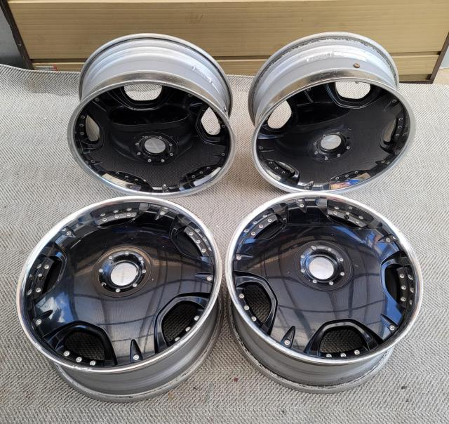 Lowenhart 19インチホイール 日本製 中古4本セット★ 19×8J ET+58 PCD112/114.3 ★ 5H★マル < 自動車/バイク Lowenhart 19インチホイール 日本製 中古4本セット★ 19×8J ET+58 PCD112/114.3 ★ 5H★マル < 自動車/バイク