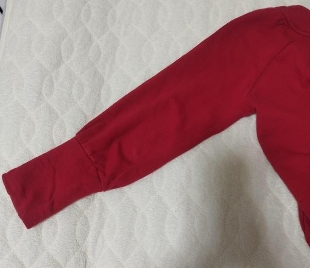 Angel Rondo 赤 長袖 スクエアえりスウェットトレーナートップス < 女性ファッション Angel Rondo 赤 長袖 スクエアえりスウェットトレーナートップス < 女性ファッションの