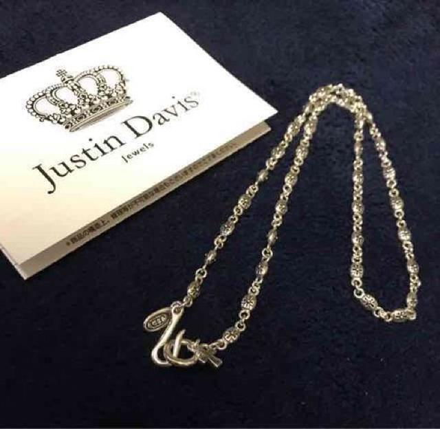 新品◆JUSTIN DAVIS◆TINY CROSS CHAIN◆クロスチェーン◆40cm◆ < ブランド  新品◆JUSTIN DAVIS◆TINY CROSS CHAIN◆クロスチェーン◆40cm◆ < ブランドの