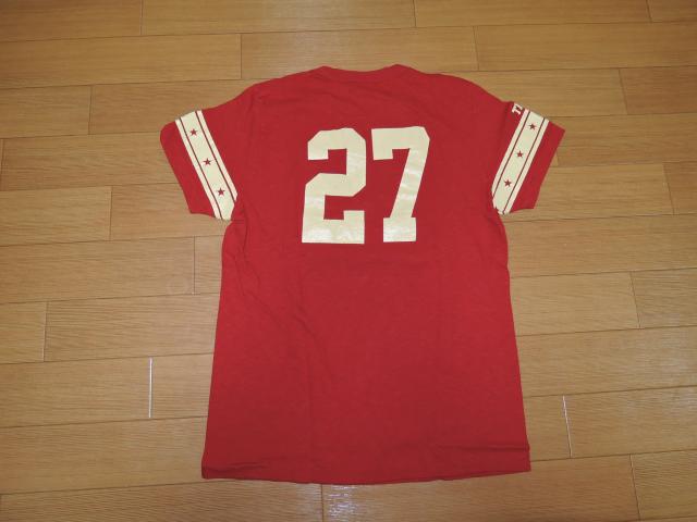 新品TMT×ChampionカットソーM赤ナンバリングTシャツ < ブランド 新品TMT×ChampionカットソーM赤ナンバリングTシャツ < ブランドの