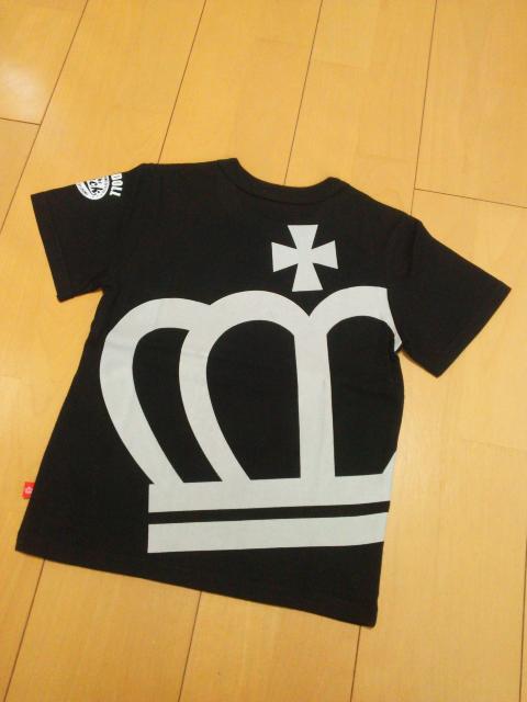 新品斜め王冠Tシャツ黒120ベビードールBABYDOLLベビド < ブランド 新品斜め王冠Tシャツ黒120ベビードールBABYDOLLベビド < ブランドの
