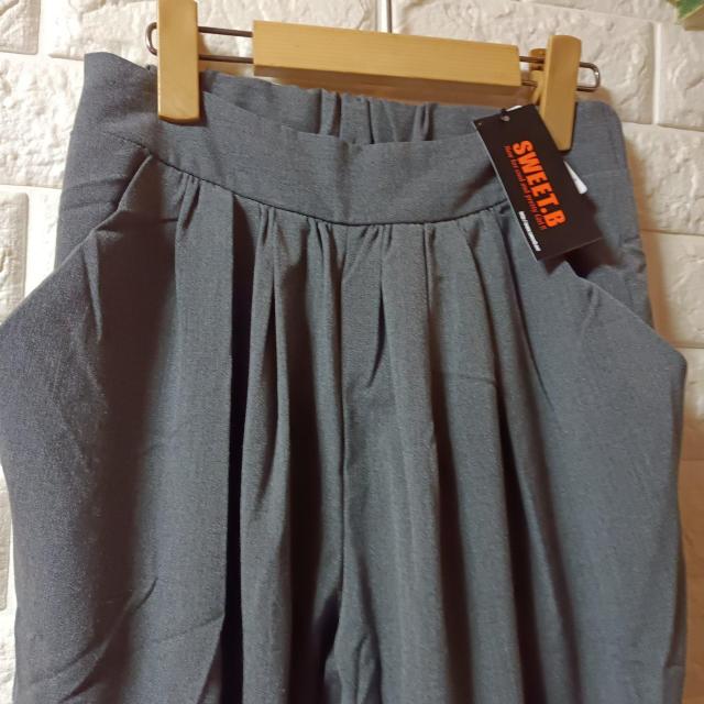 SWEET.B★新品★ペグトップパンツ/グレー < 女性ファッション  SWEET.B★新品★ペグトップパンツ/グレー < 女性ファッションの