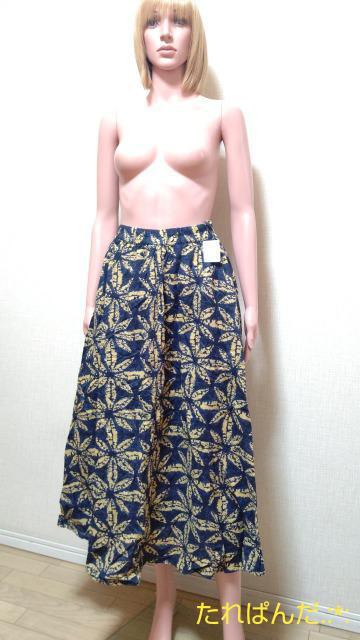 新品タグ付☆Chocolraffine☆ふんわリボタニカル柄のスカートB419☆3点で即落 < 女性ファッション  新品タグ付☆Chocolraffine☆ふんわリボタニカル柄のスカートB419☆3点で即落  < 女性ファッションの