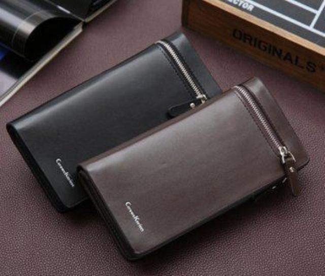 メンズ 長財布 PUレザー ブラック < 男性ファッション  メンズ 長財布 PUレザー ブラック < 男性ファッションの