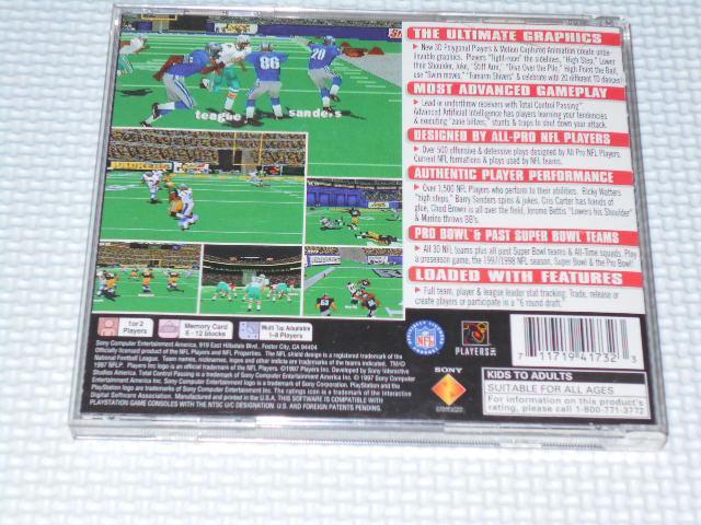 PS★NFL GAMEDAY 98 海外版 北米版 < ゲーム本体/ソフト  PS★NFL GAMEDAY 98 海外版 北米版 < ゲーム本体/ソフトの