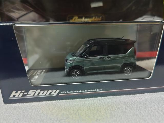 ハイストーリー 1/43 三菱 デリカミニ グリーンメタ/ブラックマイカ カタログ < ホビー ハイストーリー 1/43 三菱 デリカミニ グリーンメタ/ブラックマイカ カタログ < ホビーの