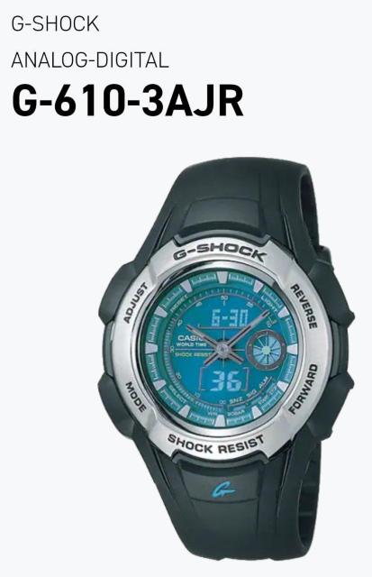 CASIO JVI G-SHOCK G-VbN AW-590 G-610 20Ch @\ AiO fW^ Zbg