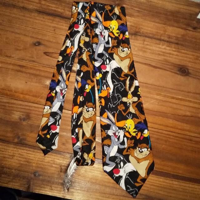 90‘s ルーニーテューンズ +ボリス&ナターシャ シルクネクタイ 未使用 < 男性ファッション  90‘s ルーニーテューンズ +ボリス&ナターシャ シルクネクタイ 未使用 < 男性ファッションの
