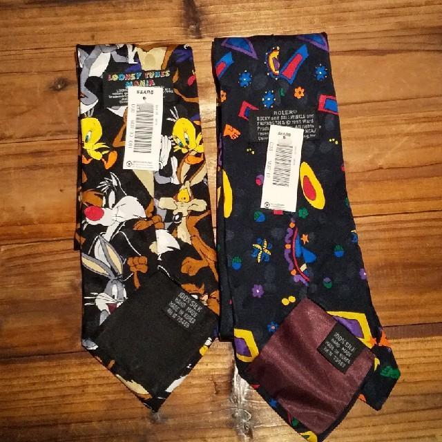 90‘s ルーニーテューンズ +ボリス&ナターシャ シルクネクタイ 未使用 < 男性ファッション  90‘s ルーニーテューンズ +ボリス&ナターシャ シルクネクタイ 未使用 < 男性ファッションの