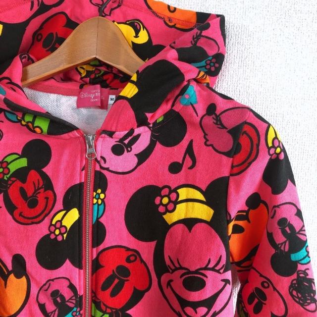 ◆TDL購入◆定番ミッキー総柄パーカー★ピンク*男女兼用Mサイズ♪ディズニーハロウィン < 女性ファッション ◆TDL購入◆定番ミッキー総柄パーカー★ピンク*男女兼用Mサイズ♪ディズニーハロウィン < 女性ファッションの