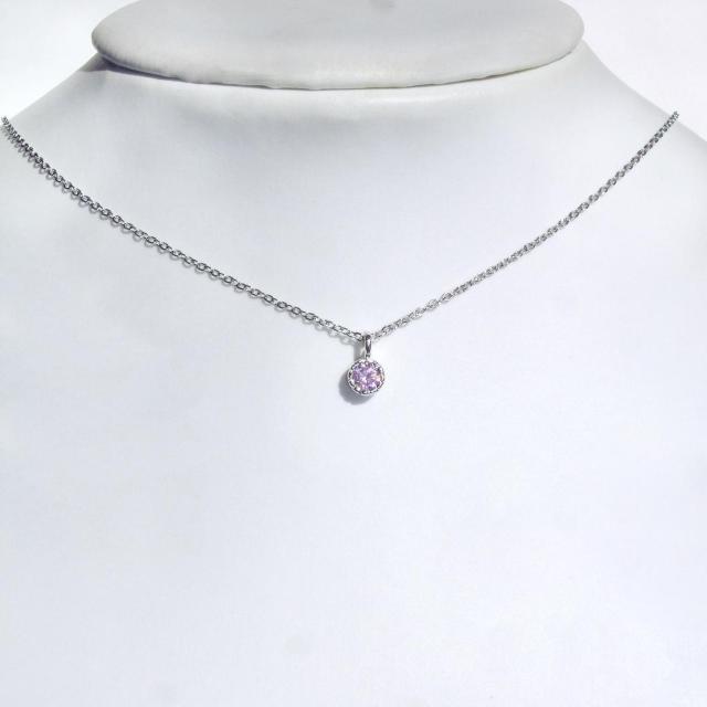 送料無料 即買い:ピンクCZシンプル極細ネックレス < 女性ファッション 送料無料 即買い:ピンクCZシンプル極細ネックレス < 女性ファッションの