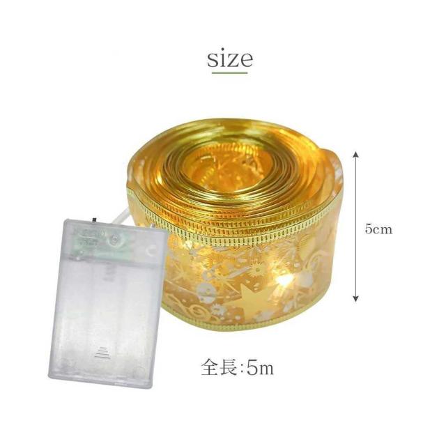 クリスマス 装飾 LED ロープライト5m ナイロン布巻き付けタイプ 暖色系 < インテリア/ライフ クリスマス 装飾 LED ロープライト5m ナイロン布巻き付けタイプ 暖色系 < インテリア/ライフの