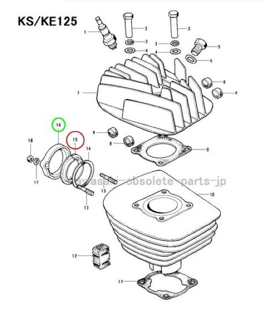 JTL 500SS KS125 KE125 F7 KE175 z_[CT[g ŐVi  /oCN