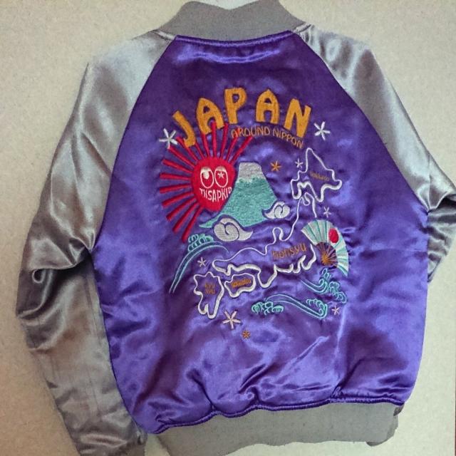 TKSAPKID☆120☆スカジャン中綿JAPANワールド < ブランド  TKSAPKID☆120☆スカジャン中綿JAPANワールド < ブランドの