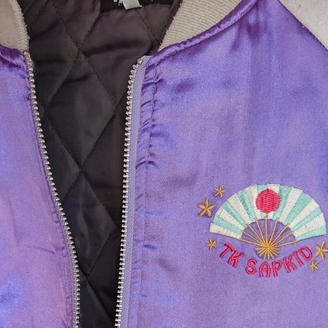 TKSAPKID☆120☆スカジャン中綿JAPANワールド < ブランド  TKSAPKID☆120☆スカジャン中綿JAPANワールド < ブランドの