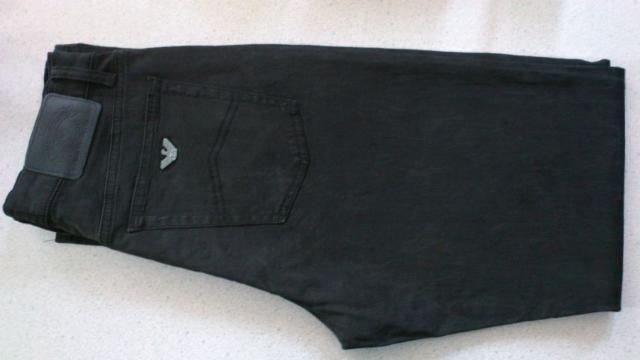 91%オフ、アルマーニ、ストレッチ、パンツ(黒、ロゴ、加工、イタリア製、34) < ブランド  91%オフ、アルマーニ、ストレッチ、パンツ(黒、ロゴ、加工、イタリア製、34) < ブランドの