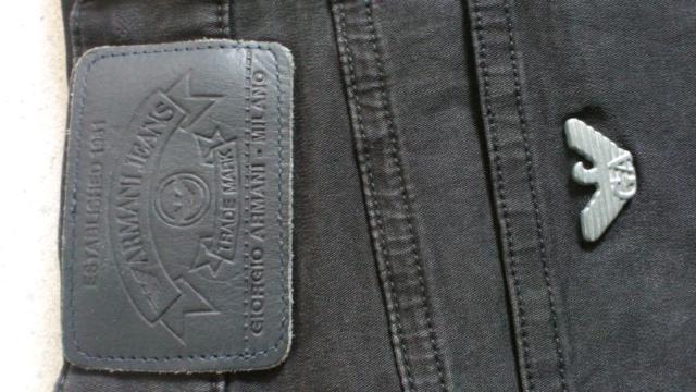 91%オフ、アルマーニ、ストレッチ、パンツ(黒、ロゴ、加工、イタリア製、34) < ブランド  91%オフ、アルマーニ、ストレッチ、パンツ(黒、ロゴ、加工、イタリア製、34) < ブランドの